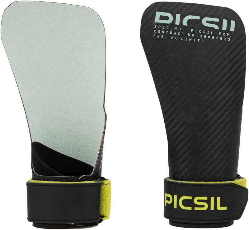 PICSIL Hawk Grips+ Wristbands + Bag, Use Without Magnesium, Grip on All Supercies and Bars, Designed for All Athletes, Crosstraining Gloves - Image 1